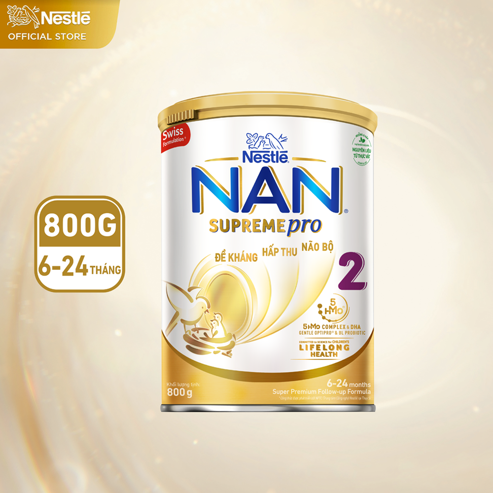 Nan Supreme Pro number 2 milk for babies from 6-24 months