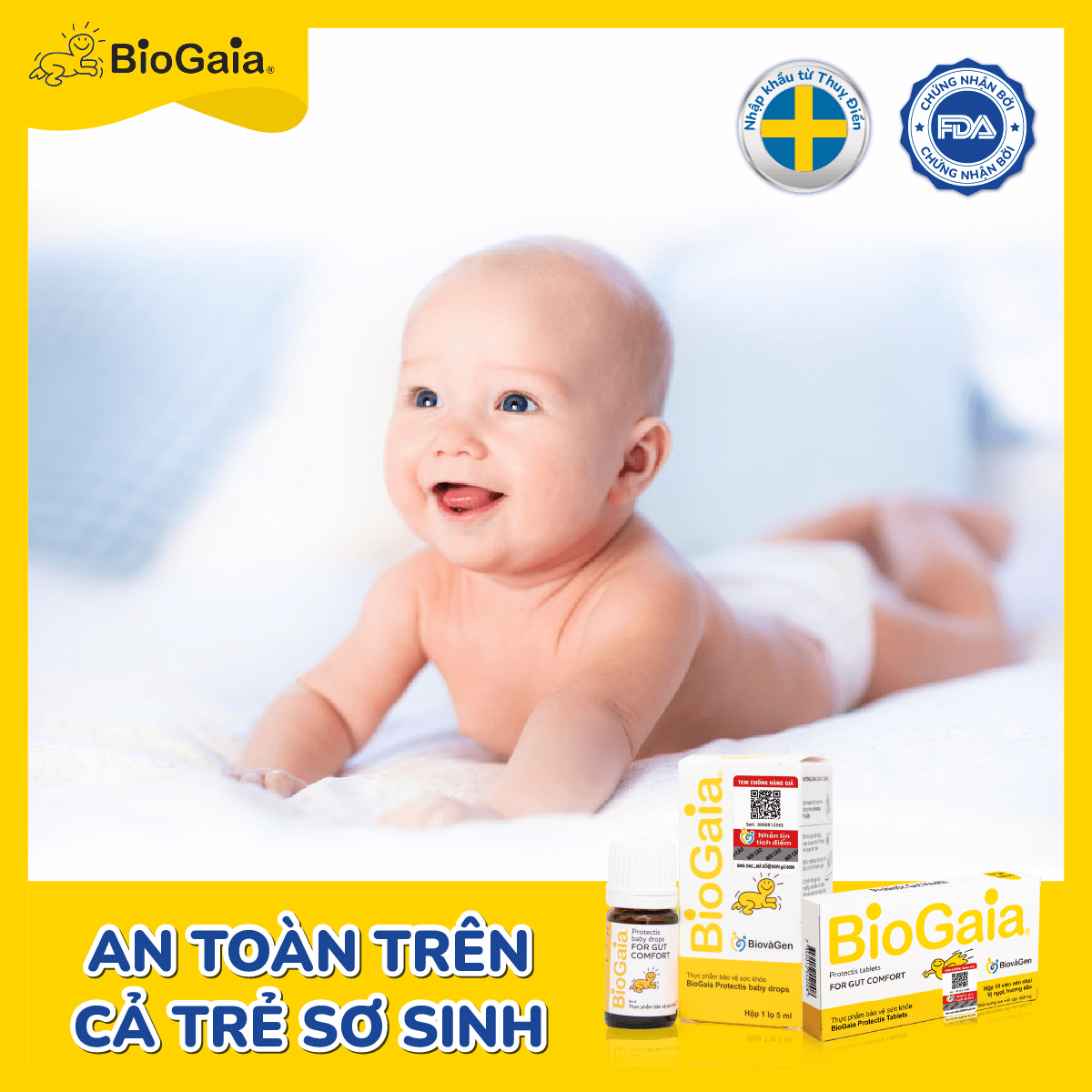 With the above advantages, Biogaia can be used for newborns