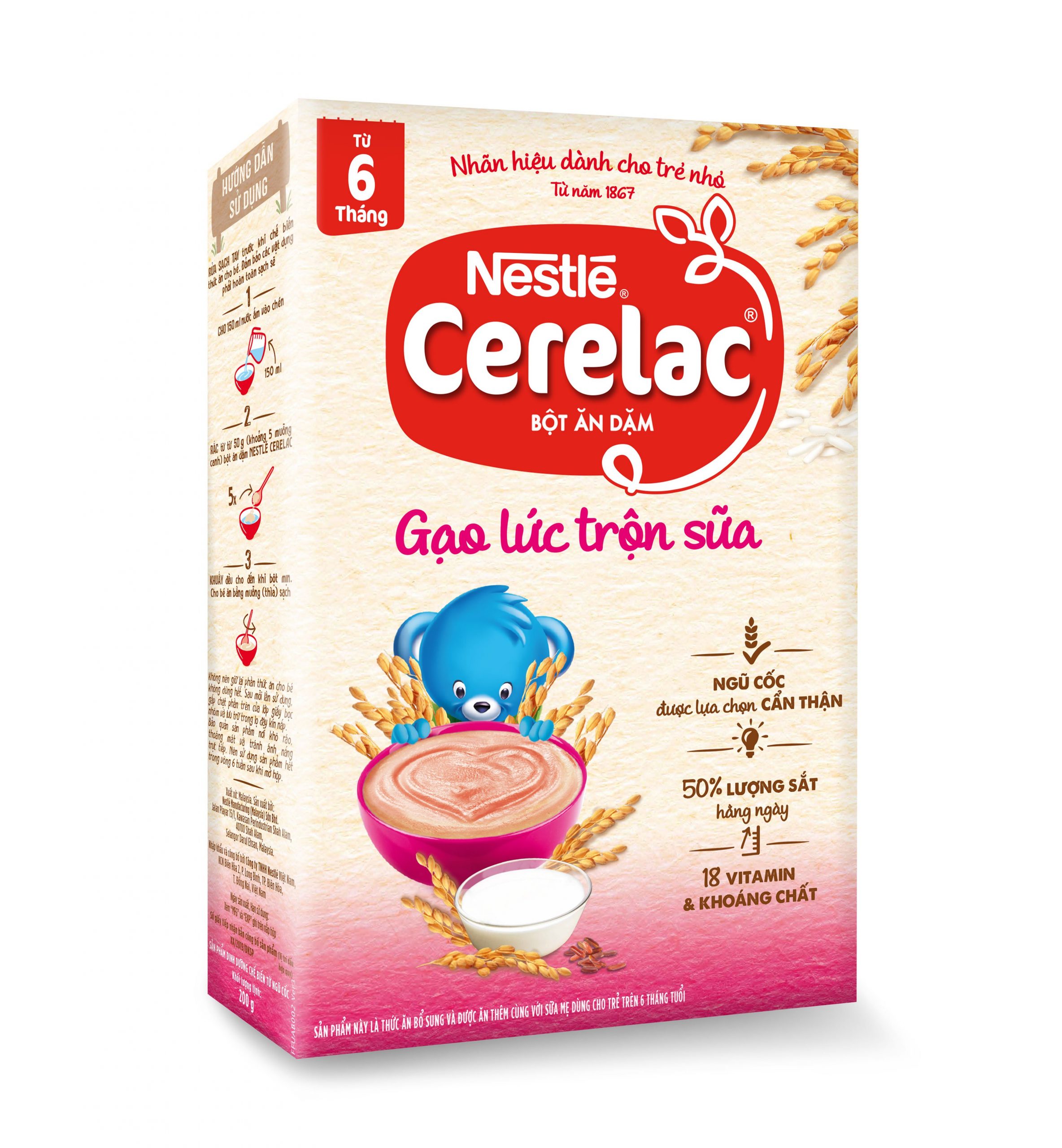 Nestle baby cereal for 6-month-olds