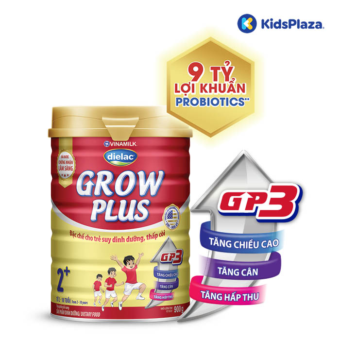 Vinamilk's Grow Plus Milk helps children gain weight well and become smarter