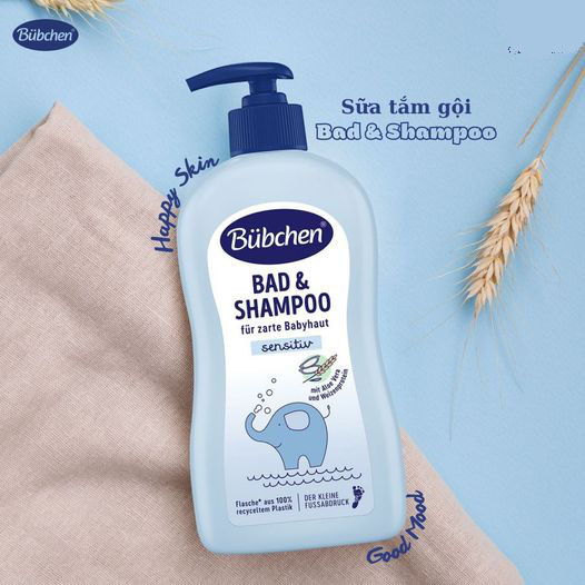 Bubchen Baby Wash with natural, gentle ingredients