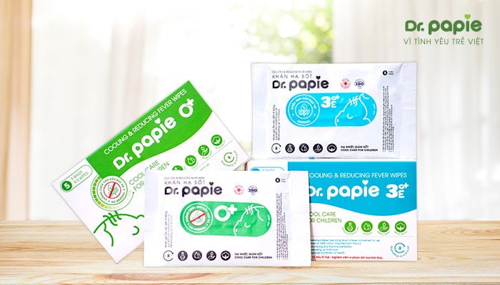 Dr. Papie fever-reducing wipes are used by many mothers